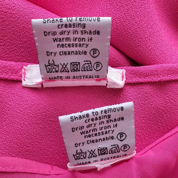 Liz Davenport Vibrant Pink A Line Skirt Oversized 12 Vintage - Picture 3 of 8